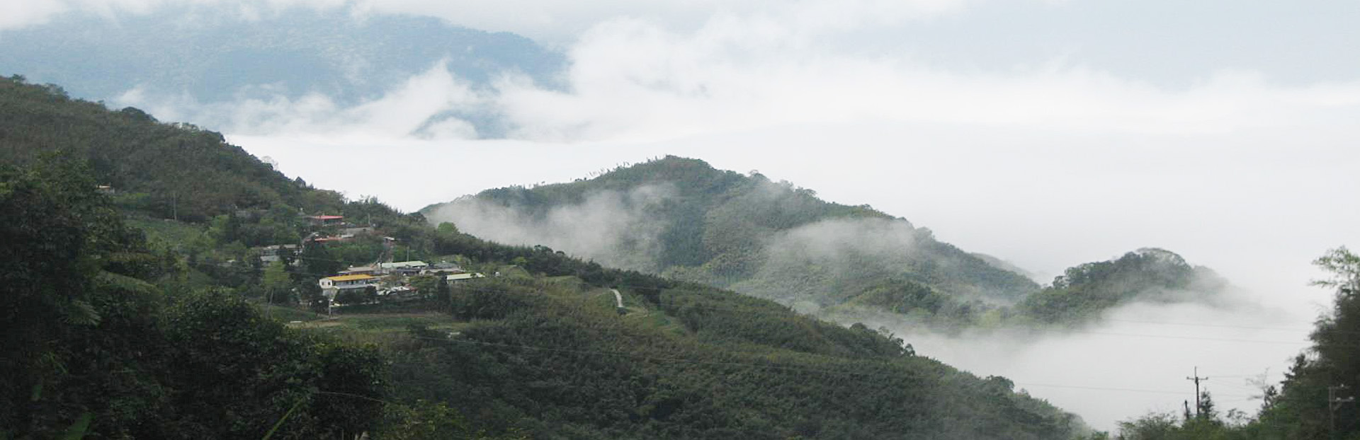 山水美景五峰